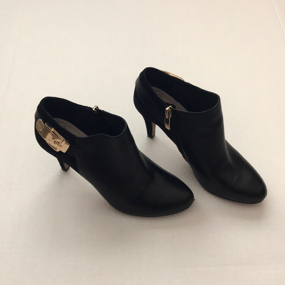 Vince Camuto black booties